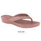 Womens Capelli New York Glitter Mesh Wedge Flip Flop Sandals - image 6