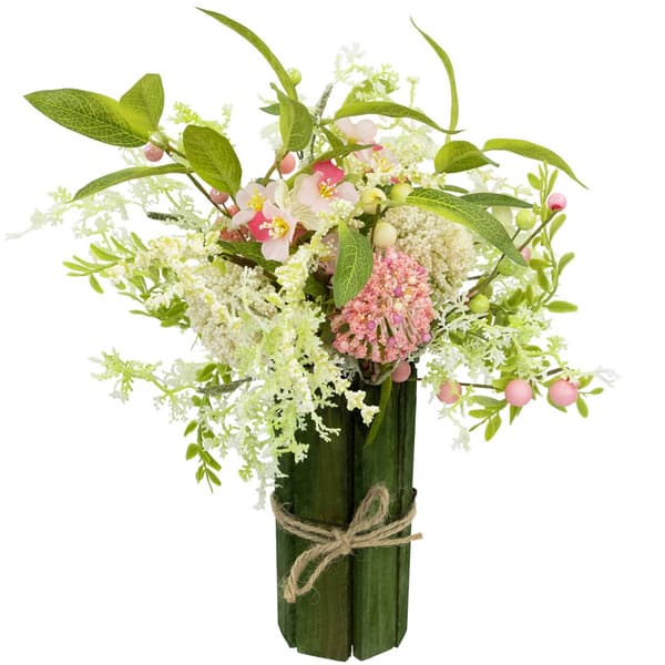 Northlight Seasonal Hydrangea & Berry Spring Bouquet