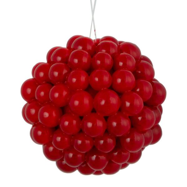 Northlight Seasonal Berries Christmas Ball Ornament - image 