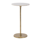 Sagebrook Home 24in. Gold Finish Round Accent Table - image 1