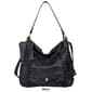 Julia Buxton Whip Stitch Vegan Leather Hobo Bag - image 5