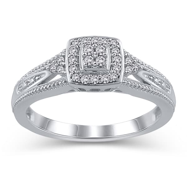 Eternal Promise&#40;tm&#41; 10kt. Gold Cushion Bridal Set - image 