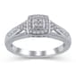 Eternal Promise&#40;tm&#41; 10kt. Gold Cushion Bridal Set - image 1