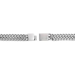 Mens Lynx Stainless Steel Two Strands Foxtail Bracelet