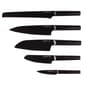 BergHOFF Ron Stainless Steel 6pc. Double-coated Knife Block Set - image 1