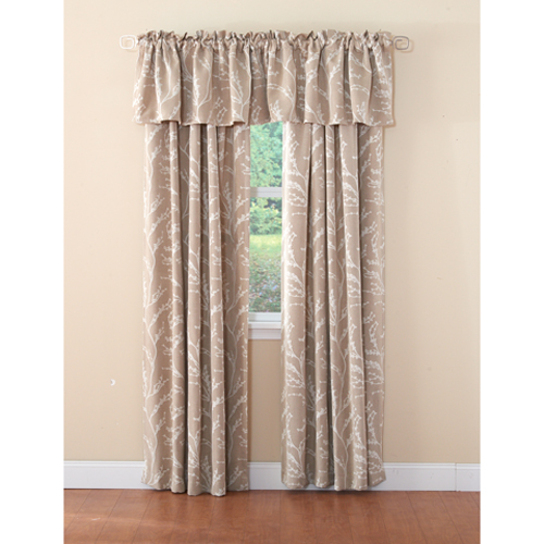 Kilberry Woven Rod Pocket Panel Curtain