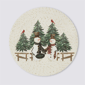 Avanti Linens Country Snowman Round Placemats - Set of 4 - image 3