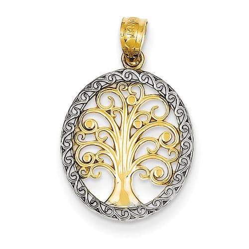 Gold Classics&#40;tm&#41; 14kt. Gold Tree of Life Pendant - image 