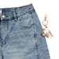 Juniors No Comment Classic Barrel Leg Jeans with Charm Keychain - image 4