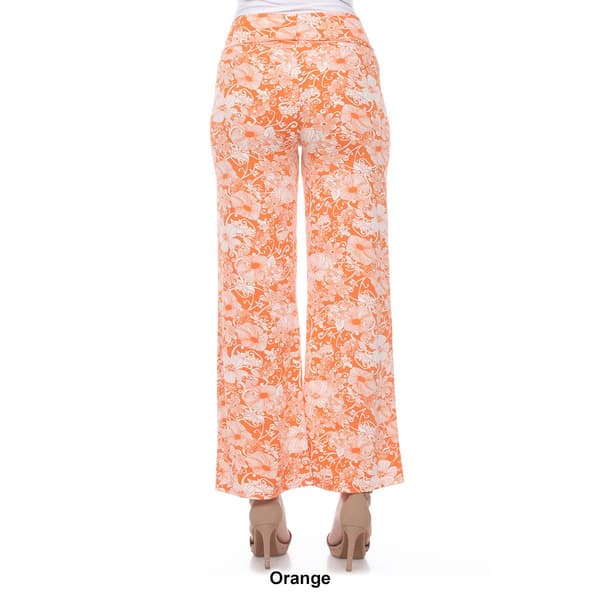 Womens White Mark Floral Paisley Palazzo Pants