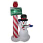 Northlight Seasonal 6ft. Inflatable Snowman With Merry Christmas - image 1