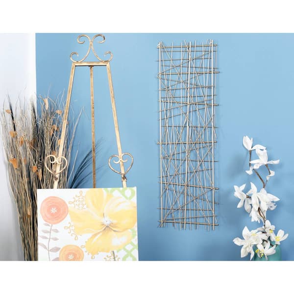 Set of 2 9th & Pike&#174; Crosshatched Abstract Art Wall Panels