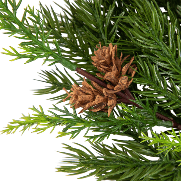 Northlight Real Touch™ 24in. Cypress & Pinecone Christmas Wreath