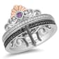 Enchanted by Disney Sterling Silver Pink Plated Ariel Ring - image 1
