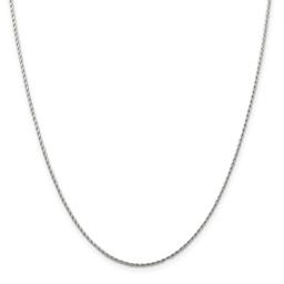 Gold Classics(tm) 1.25mm. 14kt. White Round Parisian Necklace