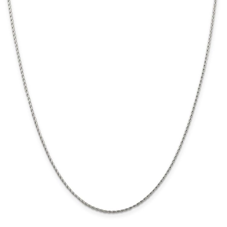 Gold Classics(tm) 1.25mm. 14kt. White Round Parisian Necklace