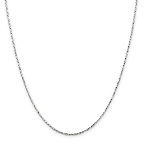 Gold Classics&#40;tm&#41; 1.25mm. 14kt. White Round Parisian Necklace - image 