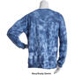 Womens French Laundry French Terry Tie Dye Sweatshirt-Navy/Denim - image 2