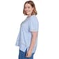 Plus Size Alfred Dunner Classics Butterfly Stripe Knit Tee - image 3