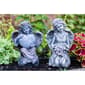 Hi-Line Gift Kneeling Angel Holding Flowers Garden Statue - image 9