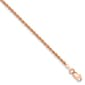 Gold Classics&#40;tm&#41; 1.75mm. Rose Gold Diamond Cut Rope Bracelet - image 1