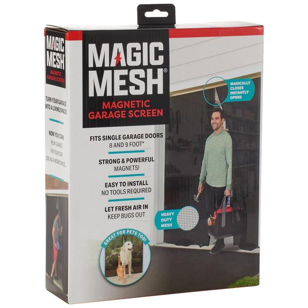 As Seen On TV Magic Mesh Garage Screen Door - image 