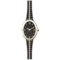 Womens Gold-Tone Black Sunray Dial Watch - 13639G-07-G50 - image 1