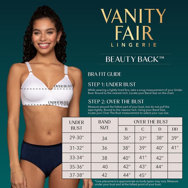 Womens Vanity Fair® Beauty Back® Wire-Free Bra 72345