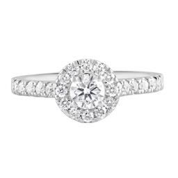 Nova Star(tm) 5/8ctw. Lab Grown Halo Diamond Engagement Ring