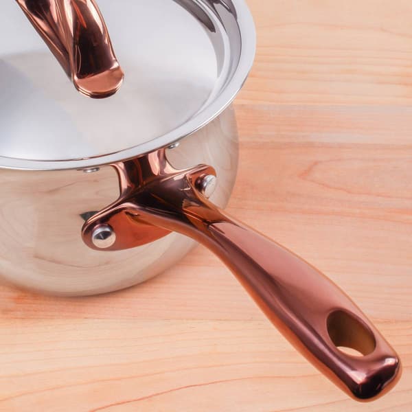 BergHOFF Ouro 18/10 Stainless Steel 6.25in. Saucepan w/ Lid