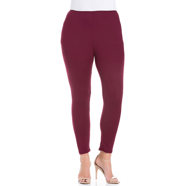 Plus Size 24/7 Comfort Apparel Ankle Length Leggings - image 