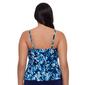 Womens TrimShaper Ronnie Tie Dye Tankini Swim Top - image 3
