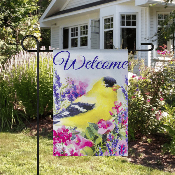 Northlight 37.75in. Black Solid Contemporary Garden Flagpole