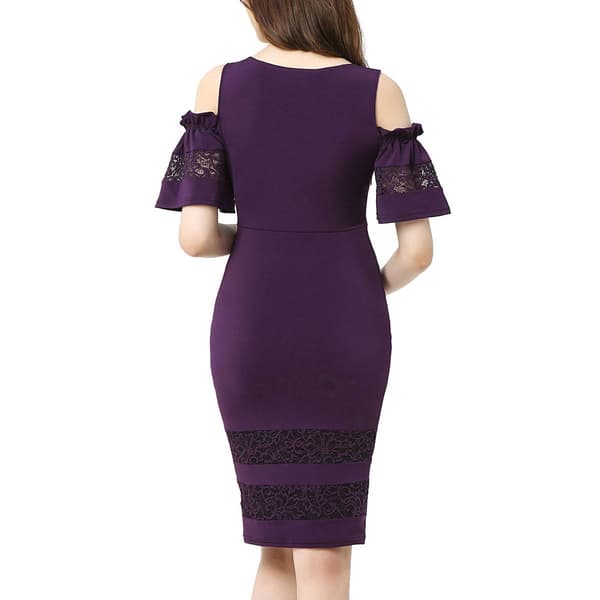 Womens Pokkori by Kimi & Kai Maternity Cold Shoulder Sheath Dress