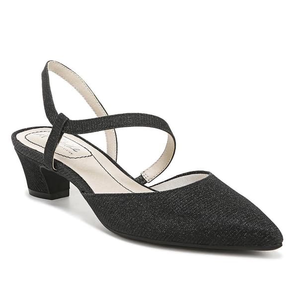 Womens LifeStride Minimalist Fabric Slingback Pumps - image 