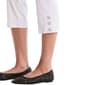 Womens Rafaella® Button Detail Capris - image 4