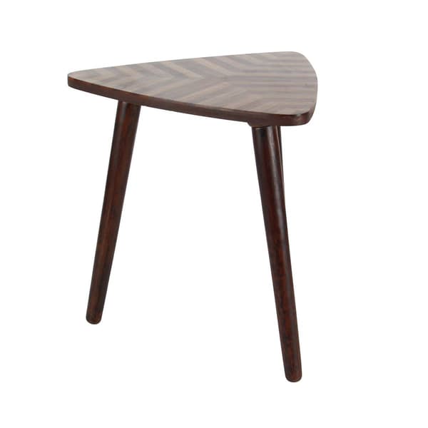 9th & Pike® Dark Brown Wood Modern Accent Table