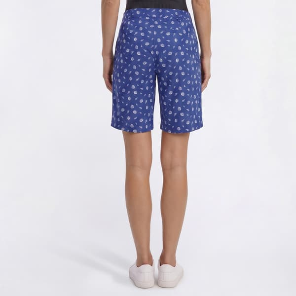 Womens da-sh Conversational Coastal Seashell Bermuda Shorts