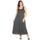 Plus Size 24/7 Comfort Apparel Sleeveless A-Line Tank Maxi Dress - image 1