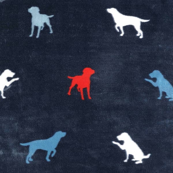 Eddie Bauer Buddy The Dog Plush-Fleece Throw