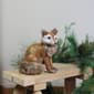 Northlight 10.25in. Plush Sitting Fox Figure Animal Decoration - image 3