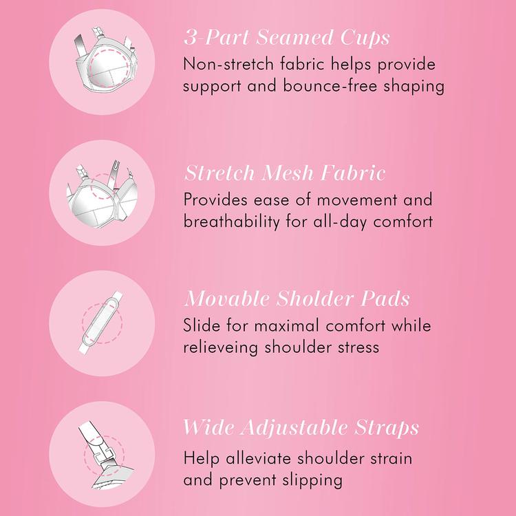 Womens Exquisite Form Fully® Original Wirefree Support Bra