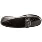Womens Easy Street Evita Croc Loafers - Black Croc - image 4