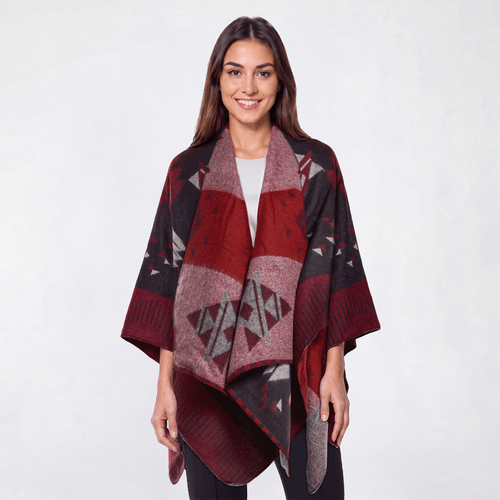 Womens Renshun Bold Aztec Ruana