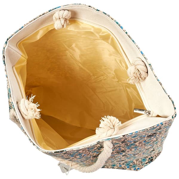 Renshun Blue Floral Tote