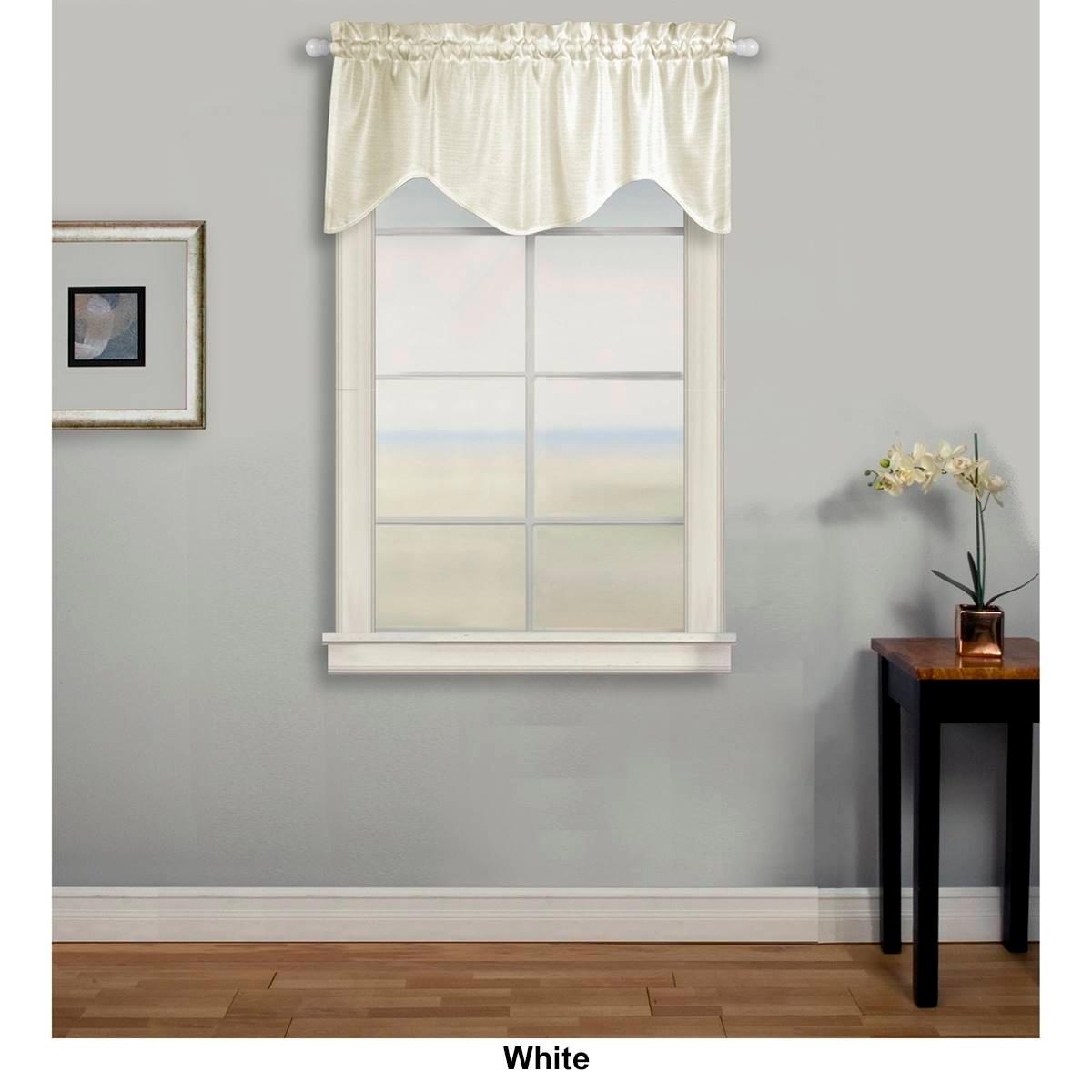 Clarendon Textured Woven Corded M-Valance - 54x17