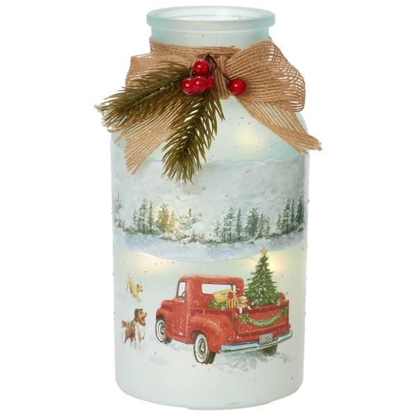 Transpac Holiday Truck Jar - image 
