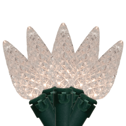 Northlight 15.75ft. LED Warm White C6 Faceted Christmas Lights