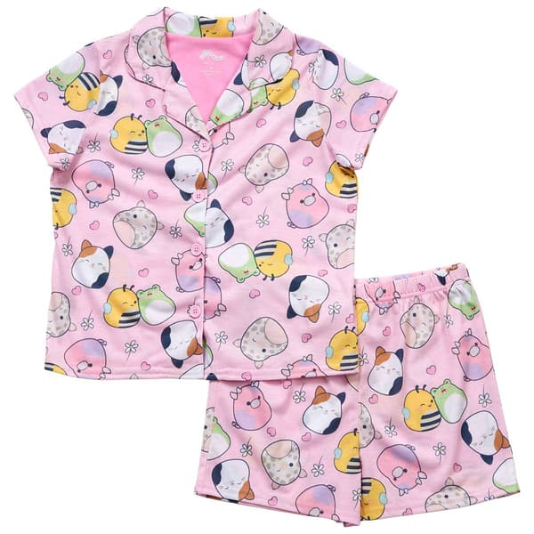 Girls Squishmallows 2pc. Short Sleeve Pajama Set