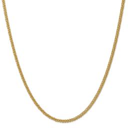 Gold Classics(tm) 2.60mm. 14kt. 3-Wire Wheat Chain Necklace
